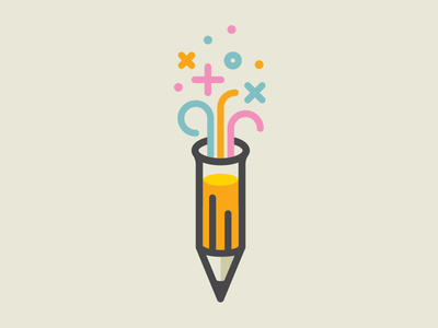pencil, logo