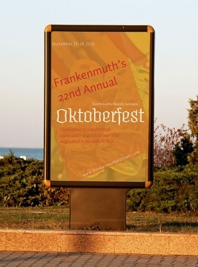 Frankenmuth Oktoberfest Event Program - Design Portfolio #event #frankenmuth #program #poster