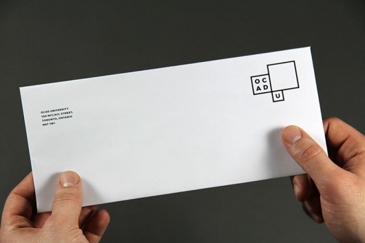 bruce mau design: new OCAD identity #stationary #of #ontario #design #college #bruce #art #and #mau