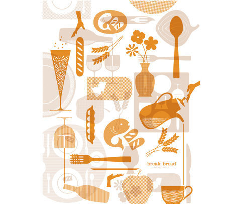 Cue | More Projects | Break Bread Hospitality #packaging