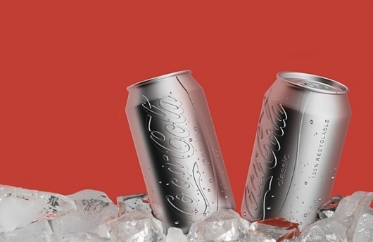COLORLESS on the Behance Network #coke #colorless #aluminum #branding #design #friendly #eco #can #green
