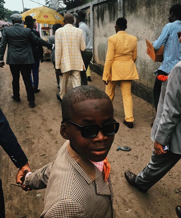 Clo on Instagram: “Sapeurs, Congo 🍊 shot by @robbiel1 July 2018 💙”