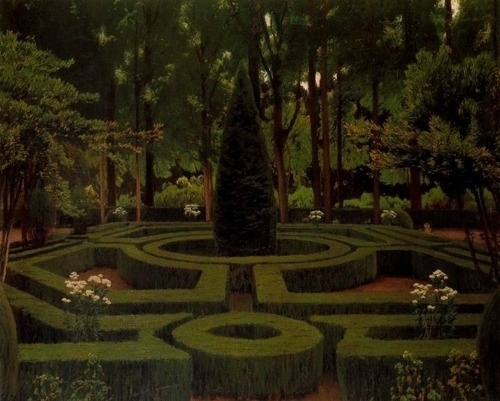 A Collection #forest #lit #painting #moon