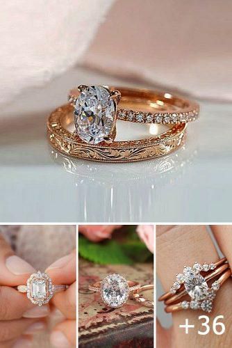 Rose gold known as pink or red gold is a pure gold and copper. Rose gold diamond engagement rings have a feminine and romantic look.