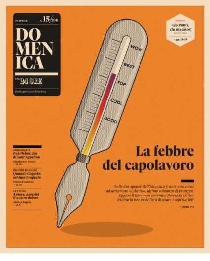 Domenica Cool? Wow! - Coverjunkie.com #cover #print #domenica #magazine