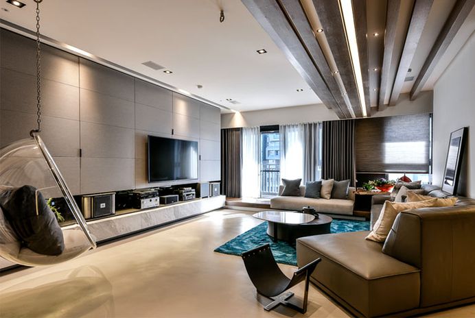 Completely Rebuild Living Space for Two Families by XYI Design - InteriorZine #decor #interior #home