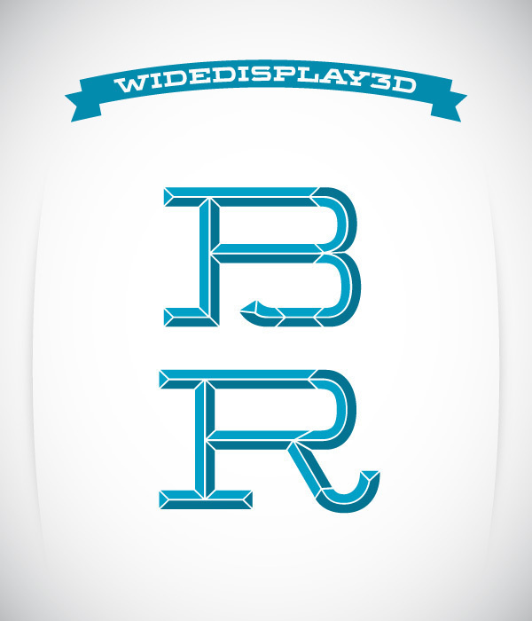 Wide Display font family on the Behance Network #type #font #gaslight