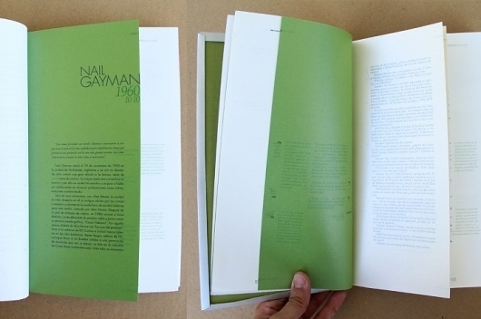 book inside, credits by Diego Pinzon at Coroflot #diego #pinzon #graphic #book #printing #layout #editorial
