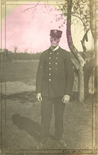 Kevin Uhl Design and Illustration #old #skull #vintage #military