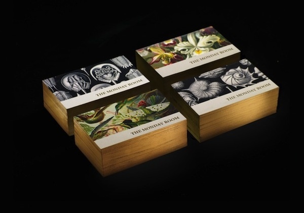 The Monday Room Branding #gold #card #branding