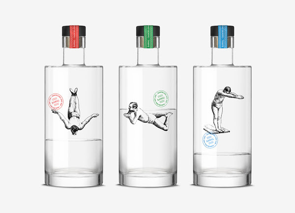 Gin Rawal on Packaging of the World - Creative Package Design Gallery #packaging #gin #rawal
