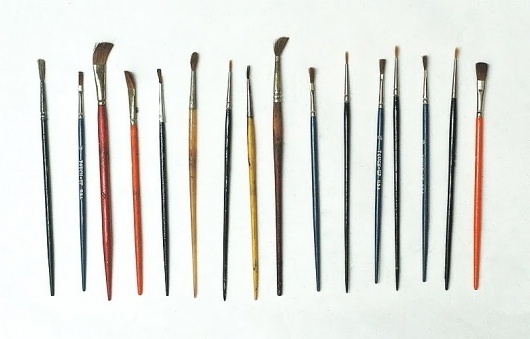 Black*Eiffel: Collection a Day #paint #brushes