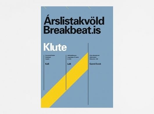 Work of Ragnar Freyr / Graphic Design / Reykjavik, Iceland #international #design #graphic #poster #freyr #ragnar #typography