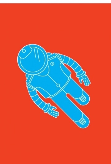Built By Robots | Online portfolio of designer Danny Greaves. Currently working at Motionlab #red #astronaut #space #illustration #spaceman #blue