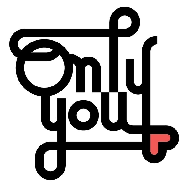 Only you #design #typography #poster #heart #graphic #lettering #calligraphy #love #modular #vectorial #sergi delgado #only you