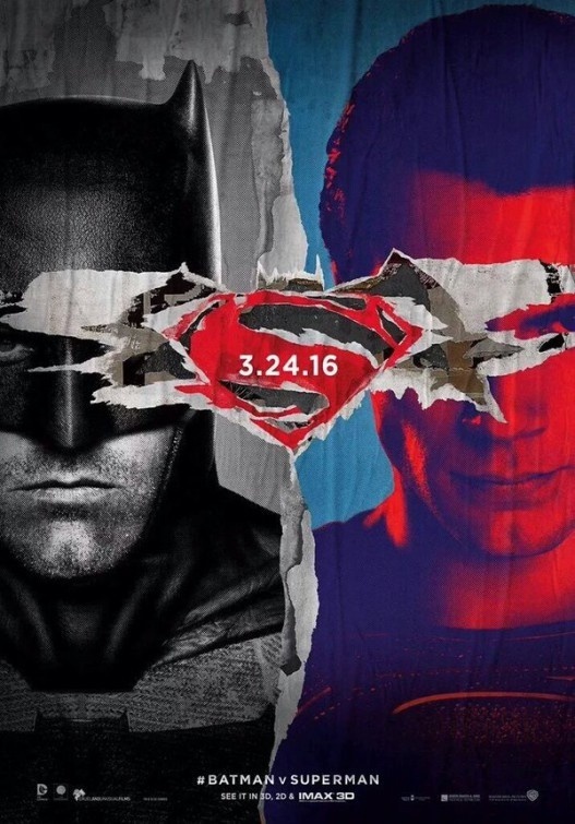 Batman v Superman: Dawn of Justice #movie #cinema #poster #dc