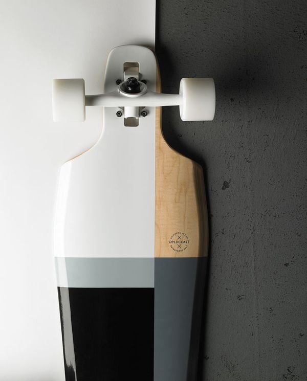 Grey, black & white skateboard... <3 #skateboard #white #black #grey