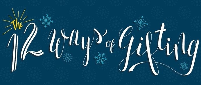 lookthinkmake presents "The 12 Ways of Gifting" #calligraphy #lettering #script #ltm #modern #design #graphic #snow #advertising #gift #christmas #holiday #lookthinkmake #snowflakes #typography