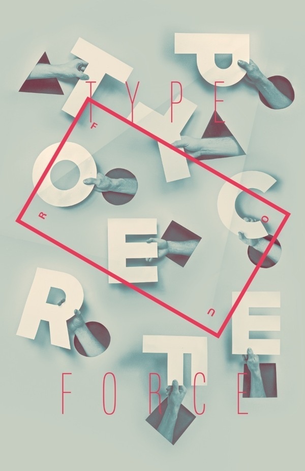 Typeforce 4 Submission Announcement on Behance #poster #typography