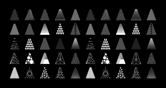 arcadia data branding black and white geometry minimal beautiful designer Casey Martin inspiration designblog mindsparkle mag www.mindsparkl
