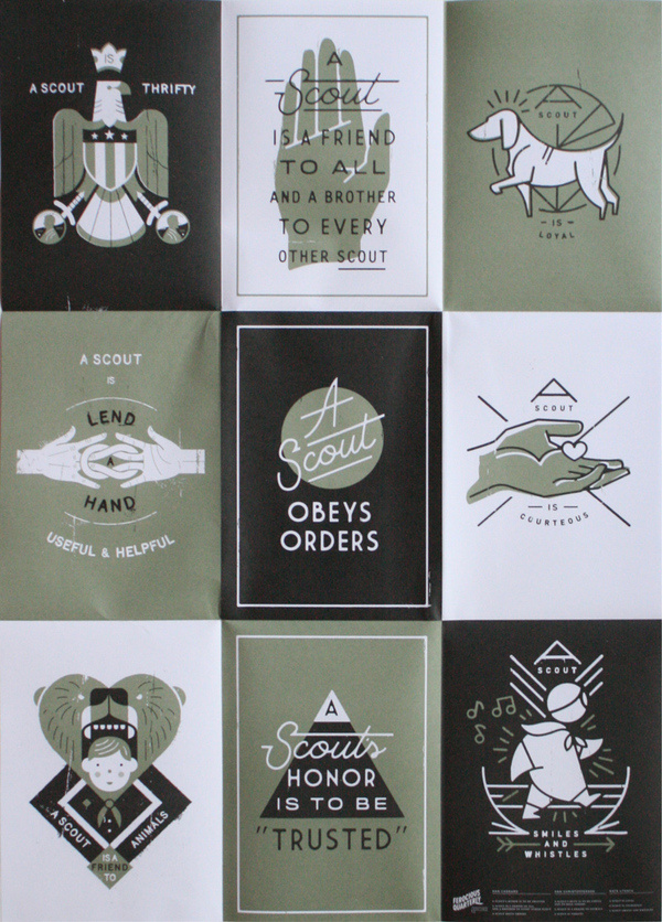 Ferocious Quarterly No. 3 #print #color #retro #vintage