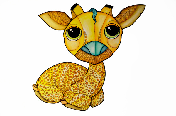 B A B Y G I R A F F E #detail #design #animalpen
