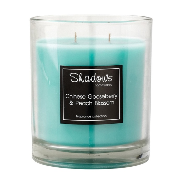 2-Wick Jar Gooseberry & Peach Scented Candle