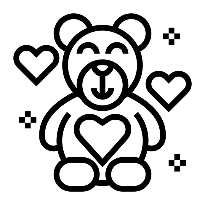 See more icon inspiration related to toy, bear, animal, kid and baby, teddy bear, puppet, fluffy, charity, donate, childhood, donation, children and animals on Flaticon.