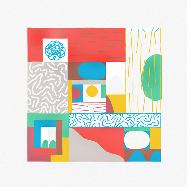 Downstairs – Damien Correll #illustration #pattern #art