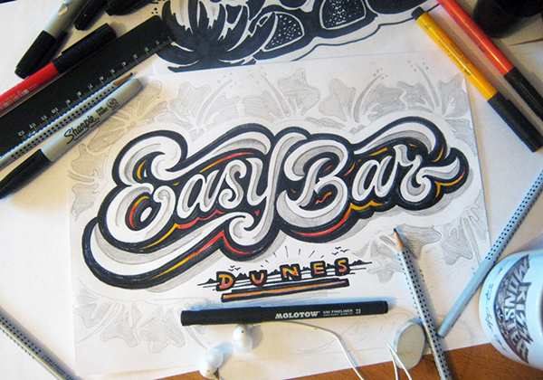 lettering sketches (2014)