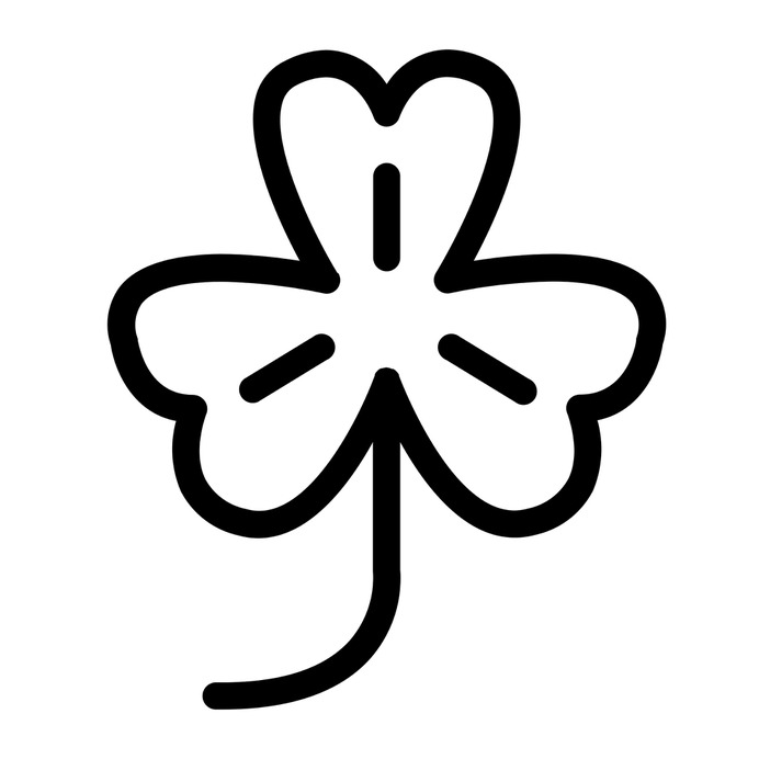 See more icon inspiration related to clover, ireland, leaf, shamrock, Irish, plant, garden, cultures, botanical, good luck and nature on Flaticon.