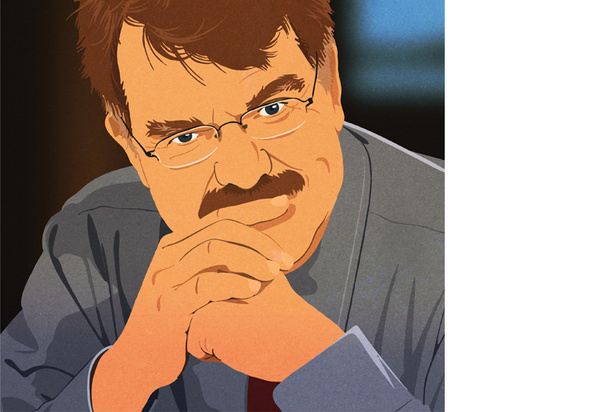 Institutional Investor Magazine #portrait #ilustration #vector