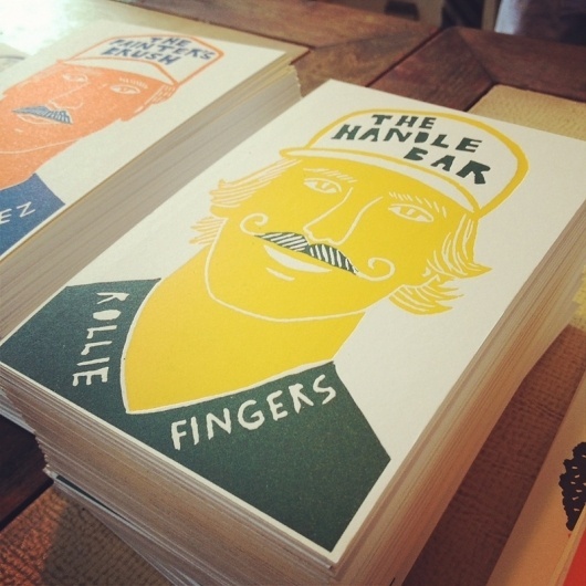 Left Field Cards #baseball #mustache