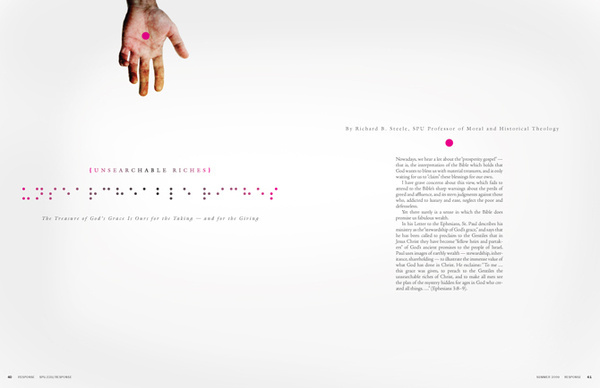 Unsearcheable Riches - RK Design #layout