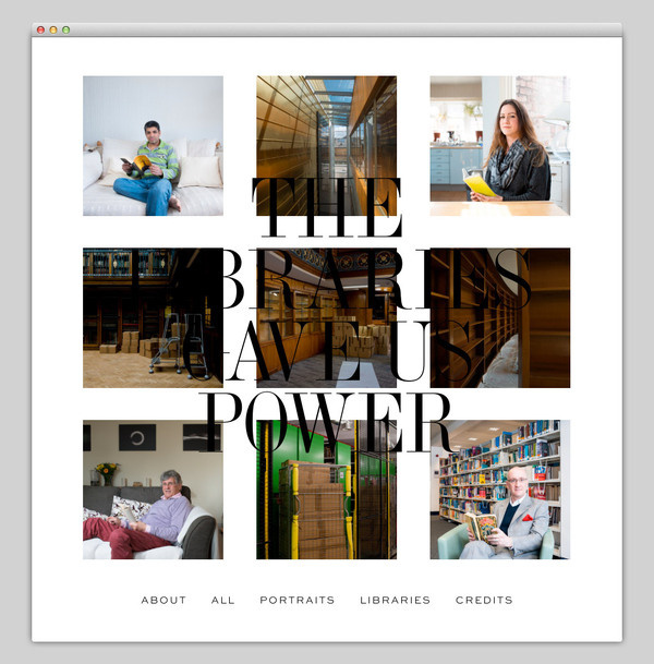The Libraries Gave us Power #website #layout #design #web