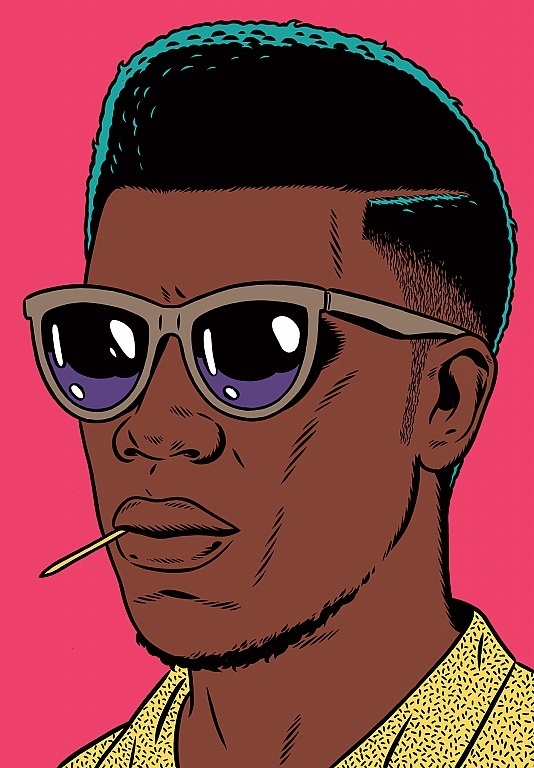 Kristian Hammerstad illustration Norrona magazine