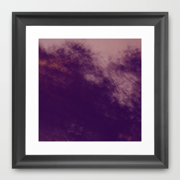 Dark Shapes Framed Art Print #print #photography #art