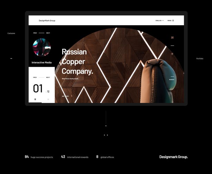 Designmark Group Premium Interactive Website Design on Behance