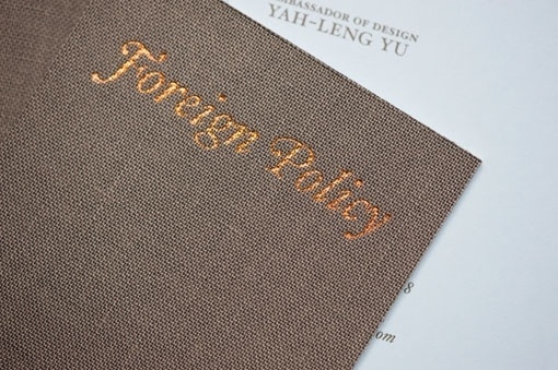 Design Work Life » Foreign Policy Design Group: Business Cards #business #design #graphic #identity #cards #typography