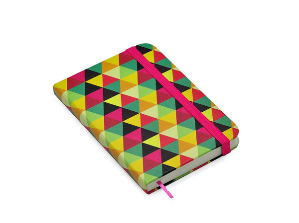 Geometric Collection notebook - Cicero Papelaria (Bianca Damasceno Design) #pink #design #geometric #surface #colors #stationery #bianca #notebook #damasceno