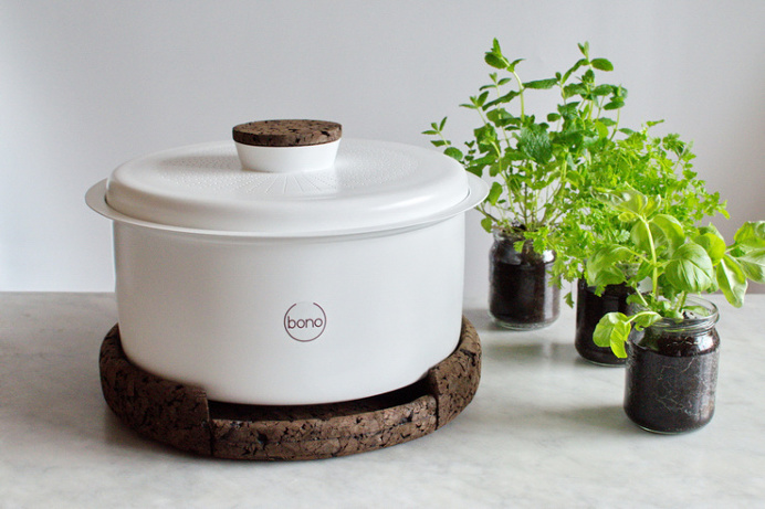 Transform waste to nutrients with the Bono Composter, and do your bit for the environment. Bono takes little effort to use, and can turn you
