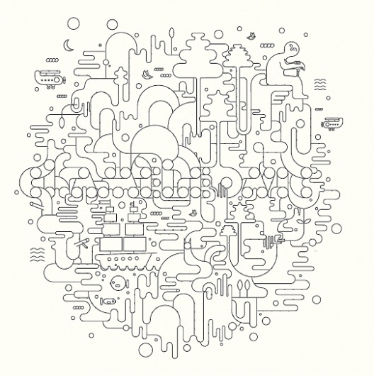 ELECTUNES AND NIKE on the Behance Network #illustration