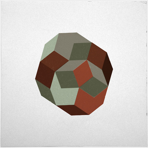 #231 Penrose's asteroid – A new minimal geometric composition each day