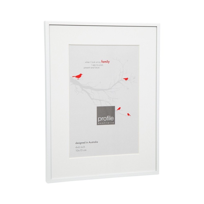 Bayview White Photo Frame , 13 cm x 18 cm