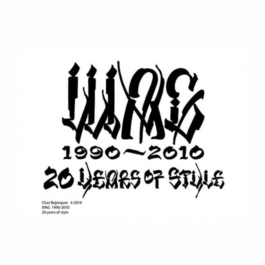 wag_chaz-bojorquez-side.jpg 650×650 pixels #calligraphy #lettering #chaz #art