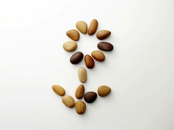 Wooden Pebbles - Taku Satoh #japan #stone #design #wood #toy