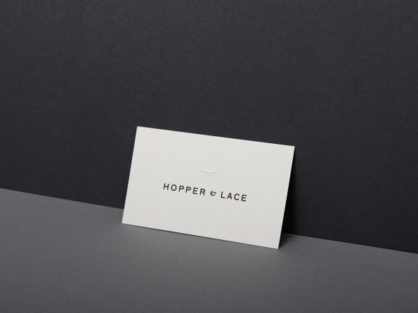 Kasper-Florio #die #cut #business #card #solid #ampersand #letter #press #identity #stationery #logo #watermark #paper #typography