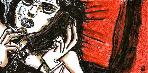 Inktober #07 on Flickr.Sketchbook. Ink on paper. Part of Inktober ProjectnOne drawing a day for the month of October to show the love for