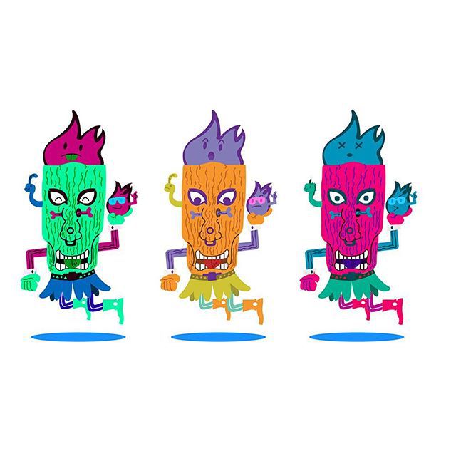 Tiki para todos los gustos y colores 🗿🏝🍍😜