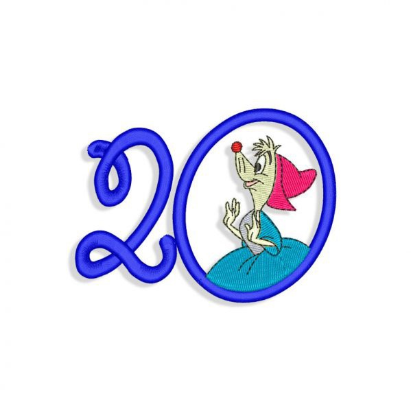 New Year Embroidery design